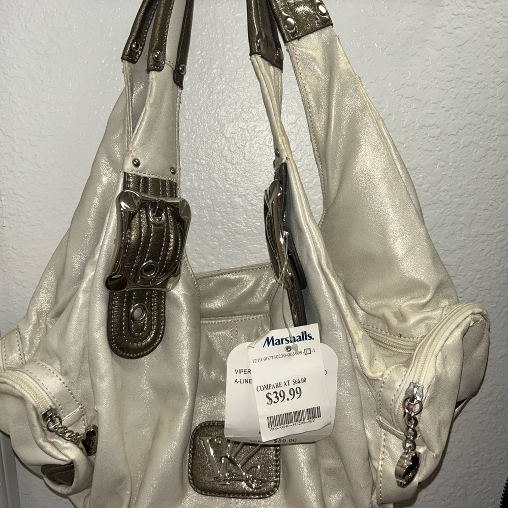 Stylish Cream Shoulder Bag
